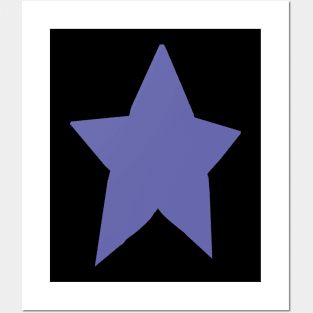 Very Peri Periwinkle Blue Star Color of the Year 2022 Posters and Art